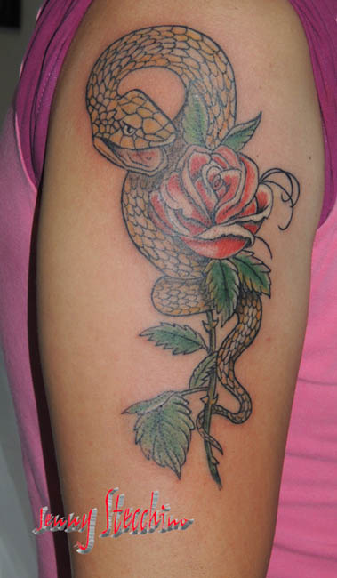 Jenny_Stecchino_Serpente_Rosa