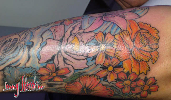 Jenny_Stecchino_fiori_Giapponesi_avambraccio_2